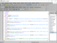 Edit4Win Text-/HTML-Editor mit Syntaxhervorhebung